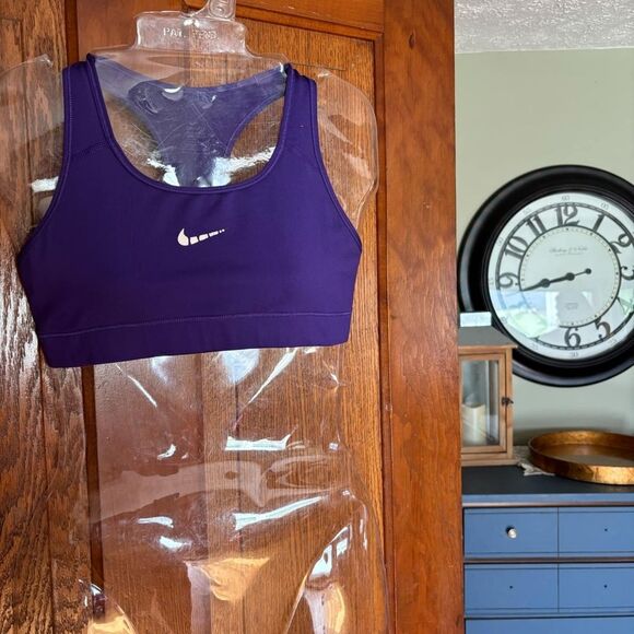 Nike Other - Nike Sports Bra Purple Small Racerback Dri-FIT Athletic Low Impact Workout